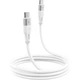 Кабель Proove Soft Silicone Type-C Type-C 60W (2m) White (CCSO60002222) - зображення 1