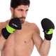Снарядные перчатки размер L-XL на липучке Неопрен MAXXMMA черный-салатовый GH06 - изображение 3