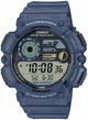 Электронные часы Casio WS-1500H-2A синие 100 м - изображение 3