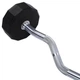 Штанга фиксированная изогнутая полиуретановая 12-сторонняя 25кг LiveUp LP8013-25 - изображение 5