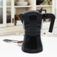 Кавоварка гейзерна 300мл (6 порцій) алюмінієва MR-1658-6 Espresso Moka Maestro - изображение 4