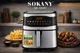 Аэрогриль Sokany SK-10091, 10 л, стальной - изображение 1