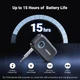 Bluetooth 5.4 адаптер UGREEN AUX - Автомобильный ресивер с микрофоном и шумоподавлением (15 ч работы) - изображение 4