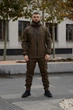 Чоловічий зимовий тактичний костюм "Reef" з тканини SoftShell + фліс / Водонепронекний / Зимовий / Хакі / Intruder S - зображення 1