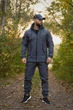 Мужской костюм из материала Softshell Intruder серый, водостойкий костюм софтшел осенний, подкладка полиэстер M - изображение 2