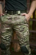 Мужские зимние тактические штаны "Protect", с наколенниками / Саржа на флисе / Зима - Осень / мультикам / Intruder S - изображение 10