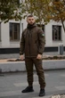 Чоловічий зимовий тактичний костюм "Reef" з тканини SoftShell + фліс / Водонепронекний / Зимовий / Хакі / Intruder S - зображення 5