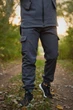 Мужской костюм из материала Softshell Intruder серый, водостойкий костюм софтшел осенний, подкладка полиэстер M - изображение 8