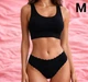 Женские нижнее белье комплект лифчик и трусы M Fashion 4581 черный - изображение 1