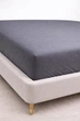 Простынь на резинке Ecotton Фланель 90х200 Зимняя коллекция Super Soft SB-148 Grey (2100024459001) - изображение 1