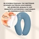 Подушка для беременных и кормления Sei Design трикотаж гипоаллергенная 30х190 см наволочка из хлопка на молнии мятная (4823133300337) - изображение 5
