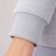 Ткань Кашкорсе IDEIA трикотажное полотно, 130 см, 300 г/м2, хлопок, для манжет, горловин, низа свитшотов сірий меланж №2 м.п. - изображение 2