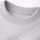 Ткань Кашкорсе IDEIA трикотажное полотно, 130 см, 300 г/м2, хлопок, для манжет, горловин, низа свитшотов сірий меланж №2 м.п. - изображение 4