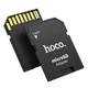 Адаптер, перехідник для карти пам & apos;яті Hoco HB22 Micro-SD (TF) to SD, Black - зображення 1