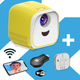 Проектор XPRO PANOPLUS SMILE L для дітей та дорослих з WiFI підключенням до iOS та Android та функцією Screen Mirroring та трансляцією з телефону+ Навушники в комплекті! (E607b6-248) - зображення 14