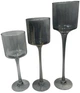 Набор подсвечников Home & Styling Collection 3 шт. Прозрачный с черным (8711295370472) (955555908376849) — Уценка - изображение 7