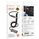 Bluetooth аудио ресивер Borofone BC56 Peaceful (AUX 3.5mm+USB-A) Metal gray - изображение 4