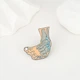 Значок (пин) BROCHE брошь бижутерия Медицина Анатомия Кости стопы разноцветный BRGV114907 - изображение 5
