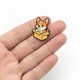 Значок BROCHE брошь бижутерия Животные Корги в коробке оранжевый BRGV115060 - изображение 6
