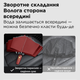 Парасолька автоматична Zuodu ZD2524 MAN TIDE Ultra антиветрова 10-спиць зворотне складання світловідбивна стрічка купол 116 см, Justice Blue - зображення 7