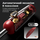 Парасолька автоматична складана Zuodu ZD2524 (Z310FS) MAN TIDE Ultra посилений каркас діаметр куполу 116 см, Night Black - зображення 6