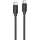 USB кабель для швидкої зарядки HOCO X115 Type-C / Type-C 5A 240W Power Delivery (PD 3.1) 1 м Чорний - зображення 1