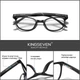 Очки компьютерные Blue Blocker для мужчин и женщин KINGSEVEN 9009 Gray - изображение 2