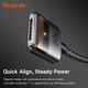 Магнітний кабель Mcdodo USB-C → MagSafe 3 140W з LED-індикатором, 2 м CA-2070 Чорний - зображення 5