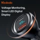 Автомобильное зарядное устройство Mcdodo 95W USB-C+USB-A с цифровым дисплеем (PD 65W + QC 30W) CC-5670 - изображение 7