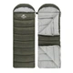 Спальник з капюшоном Naturehike U150 NH20MSD07, (11°C), правий, зелений - изображение 1