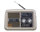 Радіо Golon RX-978BT – AM/FM/SW, Радіоприймач Bluetooth колонка, MP3 з USB/TF, акумулятор + батарейки, фонарик - зображення 1