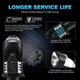Bi-LED мини линзы H4 100W 6000K 26000 лм, Canbus, ближний и дальний свет, комплект 2 шт - изображение 3