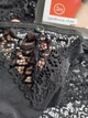 Комплект жіночий мереживний Obsessive Cecilla Top & Shorties L-XL чорний - изображение 5