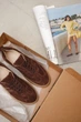 Жіночі демісезонні кеди PARADIZE SHOES із темно-коричневої замші на бежевій підошві 36 розмір (устілка 23,4 см) - зображення 4