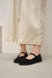 Женские замшевые туфли-сеточка PARADIZE SHOES черного цвета с пряжкой-регулятором сбоку 41 размер (стелька 27,3 см) - изображение 3