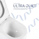Унитаз подвесной Qtap Taurus Ultra Quiet, с сиденьем Slim Duroplast / Soft-close / Quick Release QTTAU26W49116 - изображение 4