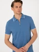 Поло длинное мужское Pierre Cardin G021SZ011-000-2222971(Koyu Mavi) M Голубое (8683858801429) - изображение 4