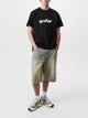 Футболка хлопковая длинная мужская G-Star Raw 59478503(Dk Black) M Черная (3000891593675) - изображение 3