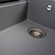 Мойка для кухни VALESO гранит ATRUM 790x500мм прямоугольная врезная без сифона серая PLS-A49409 - изображение 7
