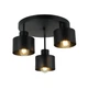Люстра стельова в стилі лофт Light House SRS-20541/3 Matte Black чорна - зображення 1