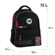 Рюкзак школьный GoPack Education GO26-182M-5 Born To Win + карандаши Kite 18 цветов (996018) - изображение 4
