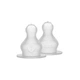 Змінні соски для пляшечки BIBS Bottle Nipple 2 шт Silicone густий потік, 6+міс - зображення 1