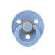 Соска пустышка BIBS Colour Latex Round (круглая) – Sky Blue, 1й размер 0-6месяцев - изображение 3
