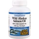 Жир лосося Natural Factors Wild Alaskan Salmon Oil 100% Salmon Oil 1000 mg 90 Softgels - зображення 1