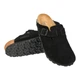 Замшевые шлепанцы Birkenstock Boston Black 44 - изображение 1