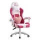 Крісло геймерське Bonro Lady 807 рожево-біле - изображение 1