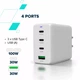 Зарядний пристрій Canyon CU100ACC GaN 100W 3xPD 1xQC EU White (CNS-CUW100ACC) - зображення 7