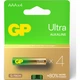 Батарейка Gp AAA LR03 Ultra Alkaline 4 (24AU21-SB4 / 4891199218255) - зображення 2