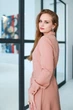 Жіноча сукня міді з паском на гудзиках LadyLike 46 Бежевий (ll2174320089408) - изображение 4