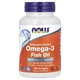 Риб'ячий жир омега-3 NOW Foods (Omega-3) 1000 мг 100 капсул (NOW-01650) - зображення 1